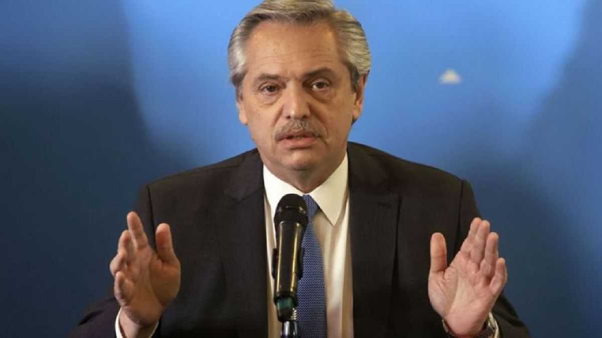 <p>El presidente Alberto Fernández, preocupado por aumento de casos de coronavirus en el país.</p> (@TV_Publica )