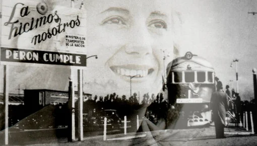 El día que Evita visitó Cañada de Gómez en el tren reinaugurado