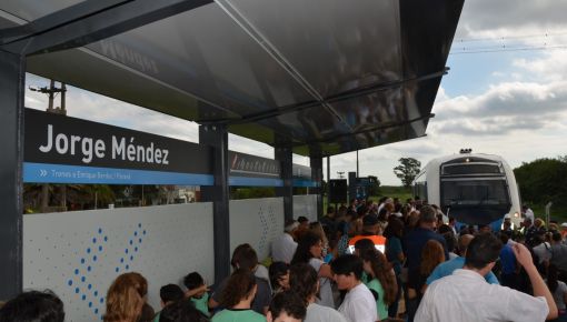 Inauguración: extendieron el servicio ferroviario en Entre Ríos