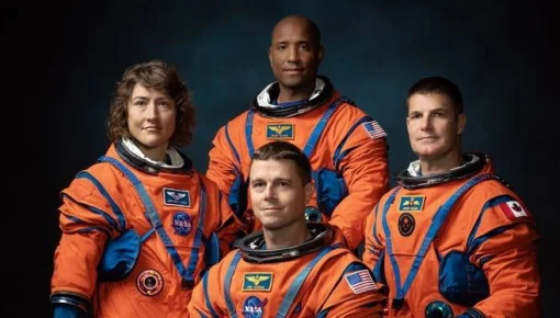 Presentaron la tripulación que volverá a viajar a la Luna después de 50 años