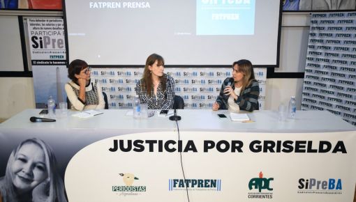 Conferencia de Fatpren para exigir justicia por la periodista asesinada en Corrientes