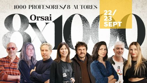 Congreso Orsai 8x1000: ocho escritores compartirán sus secretos con mil docentes