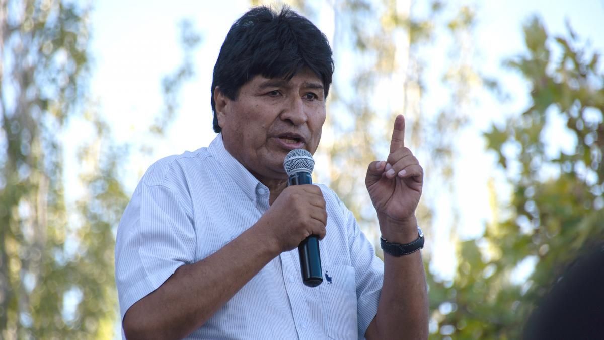 altText(Evo Morales acusó al sector de Arce de querer inhabilitarlo para las elecciones)}