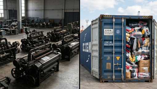 La industria textil se derrumbó el 33% y la importación de ropa subió el 185%