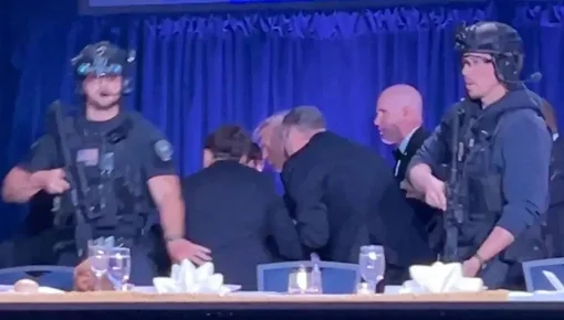 Emergencia: Trump debió ser evacuado de una cena de corresponsales