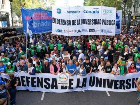 Convocan una nueva marcha federal universitaria para el 12 de mayo