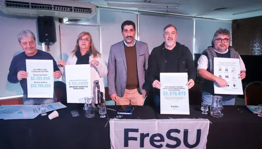 Gremios reclaman un salario mínimo vital y móvil de $2.879.877