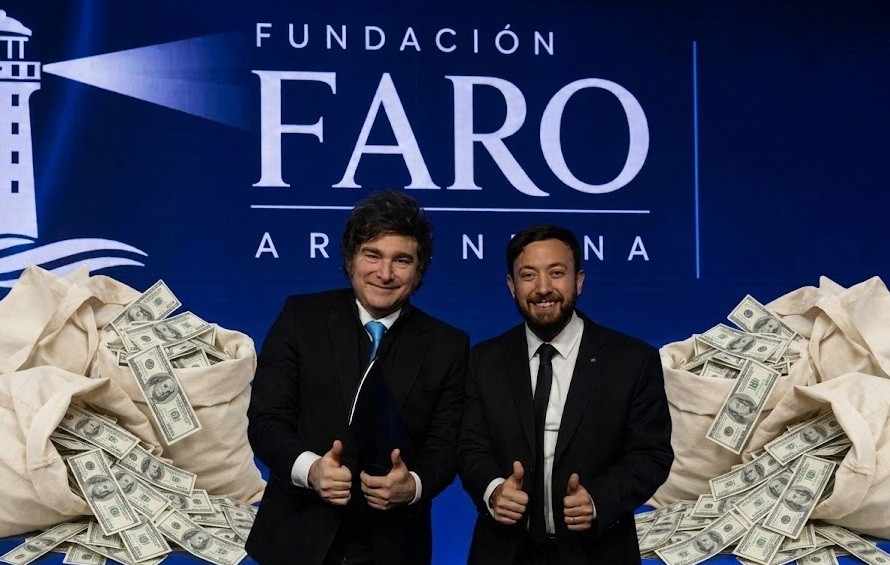 Milei y Laje (Imagen ilustrativa)