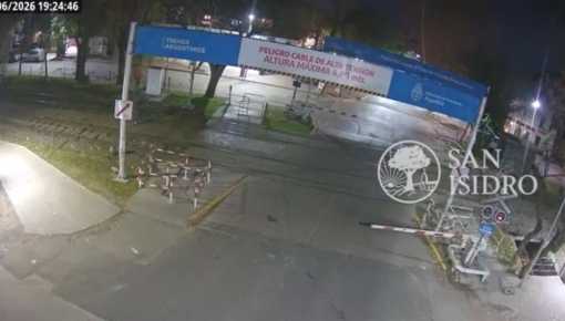 Un nuevo video revela el choque en el paso a nivel donde murió Ernestina Pais